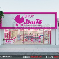 Thiết kế shop mẹ bé Jim Tồ - Chị Thoa - Thanh Hóa